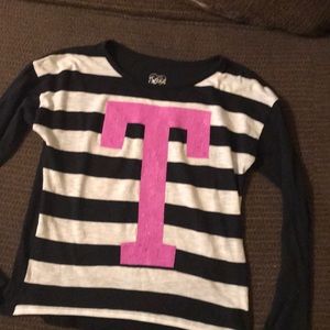 Justice sequin shirt size 8-10